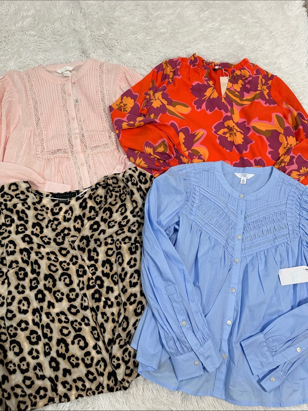 🌴 Bundle of 4 NWT/NWOT Blouses Size Small